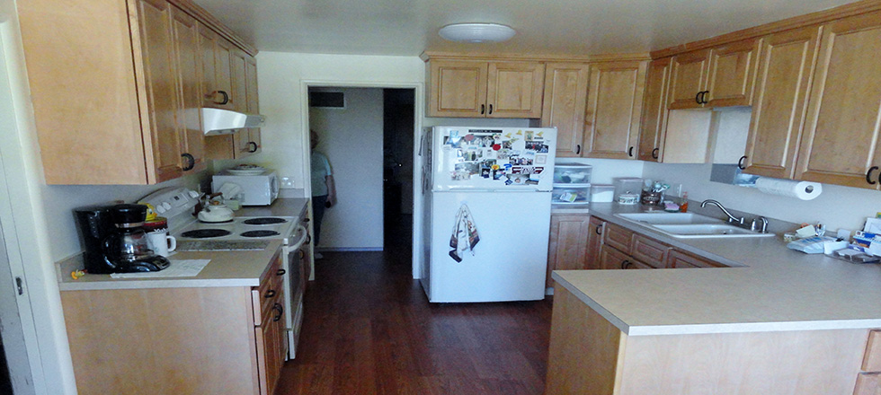 Newly renovated kitchen after remodel